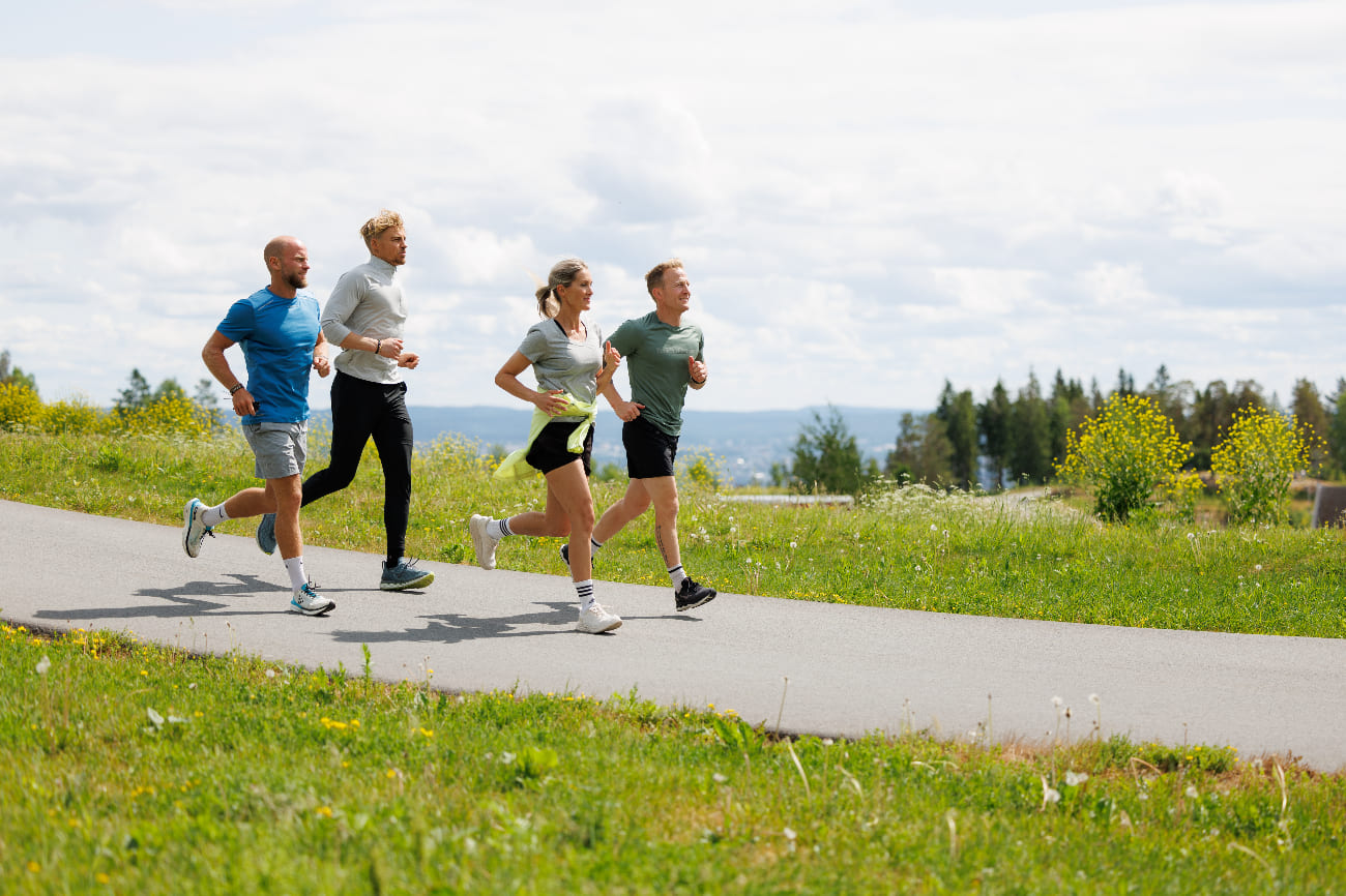 An inspiring fitness scene