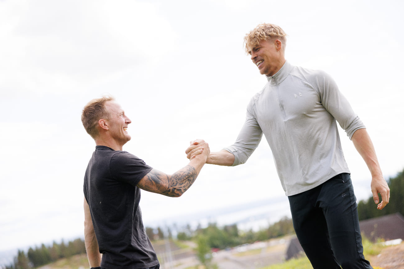 An inspiring fitness scene