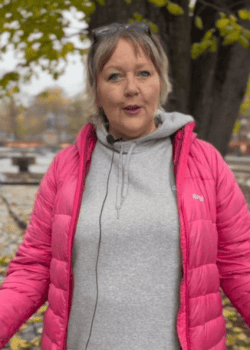 An inspiring fitness scene